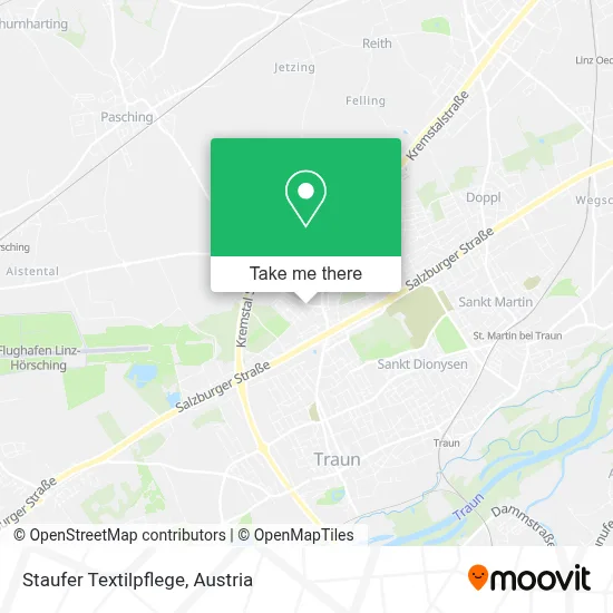 Staufer Textilpflege map