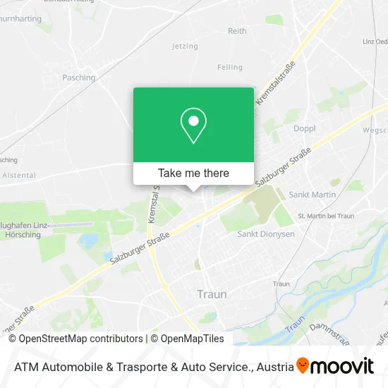 ATM Automobile & Trasporte & Auto Service. map