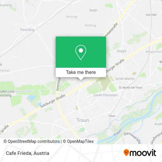Cafe Frieda map