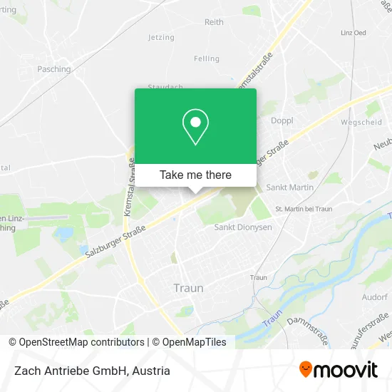 Zach Antriebe GmbH map