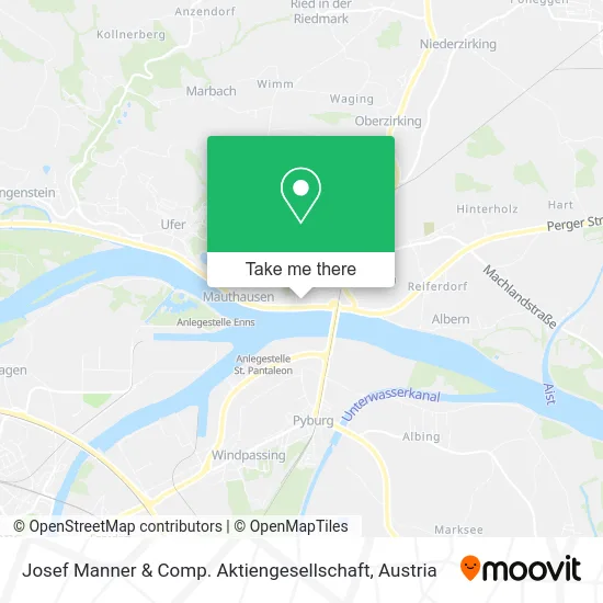 Josef Manner & Comp. Aktiengesellschaft map
