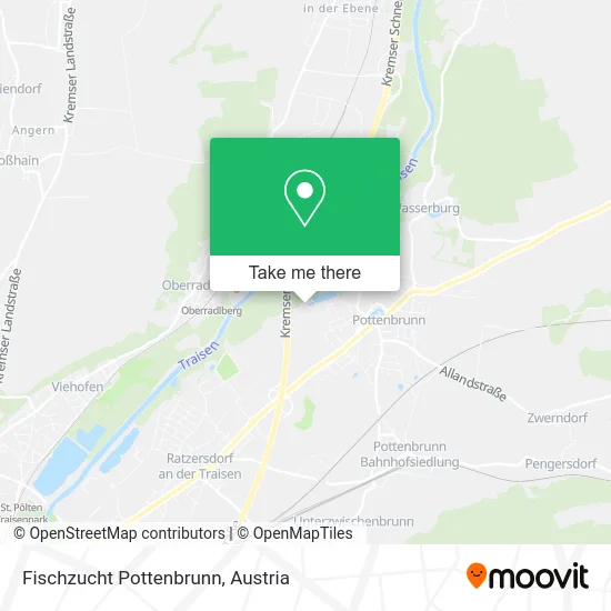 Fischzucht Pottenbrunn map
