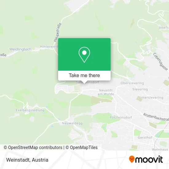 Weinstadt map