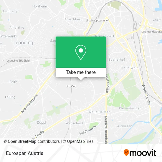 Eurospar map