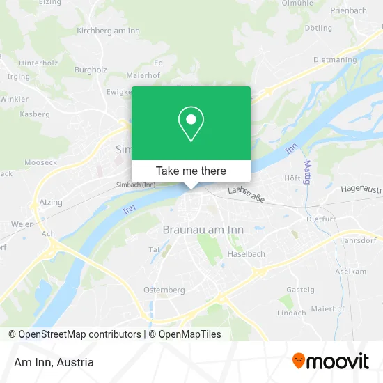 Am Inn map