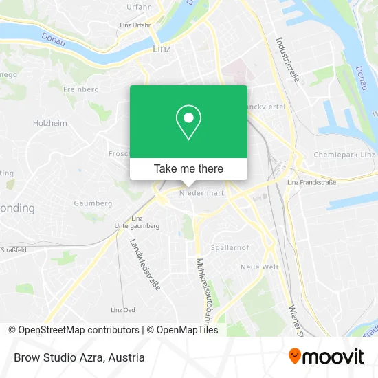 Brow Studio Azra map