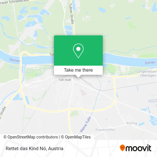 Rettet das Kind Nö map