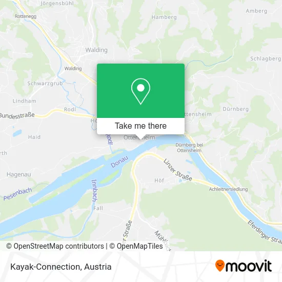 Kayak-Connection map
