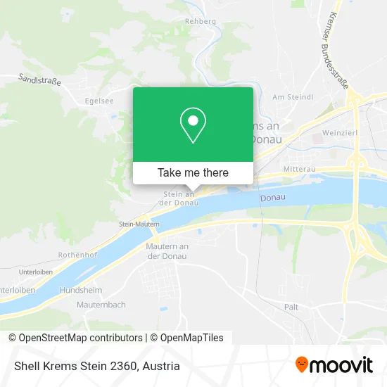 Shell Krems Stein 2360 map