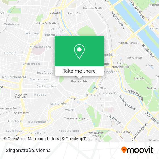 Singerstraße map