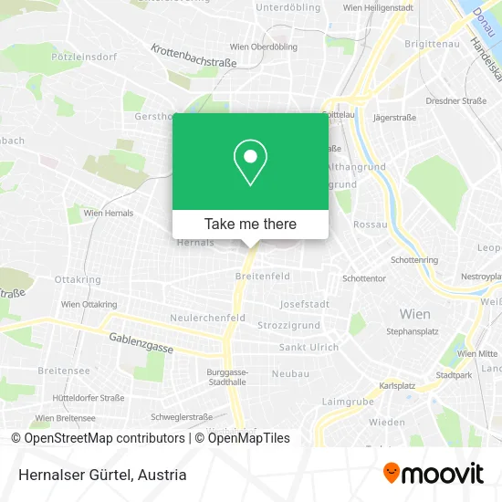 Hernalser Gürtel map