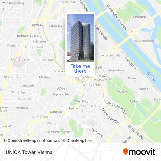 UNIQA Tower map