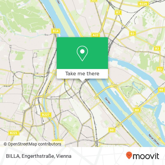 BILLA, Engerthstraße map