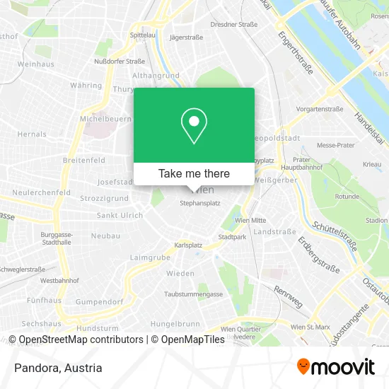 Pandora map