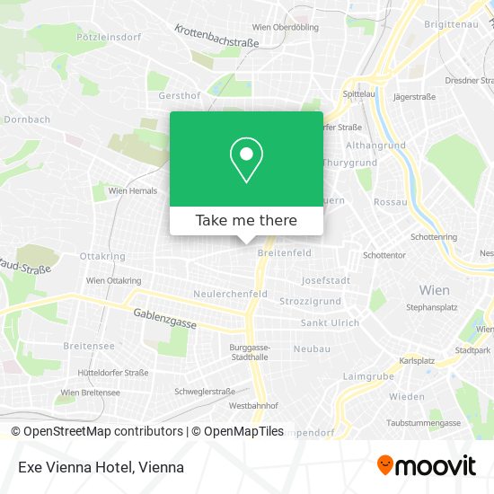 Exe Vienna Hotel map