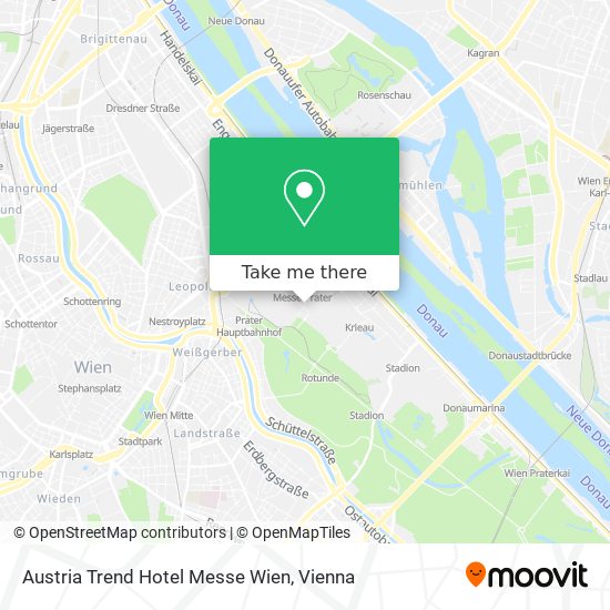 Austria Trend Hotel Messe Wien map