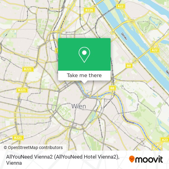AllYouNeed Vienna2 (AllYouNeed Hotel Vienna2) map