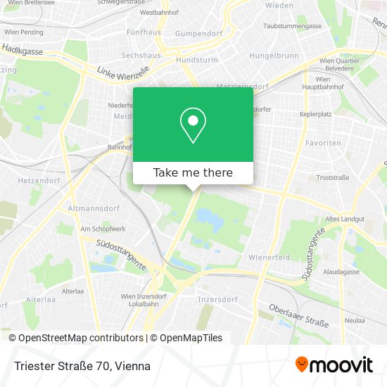 Triester Straße 70 map