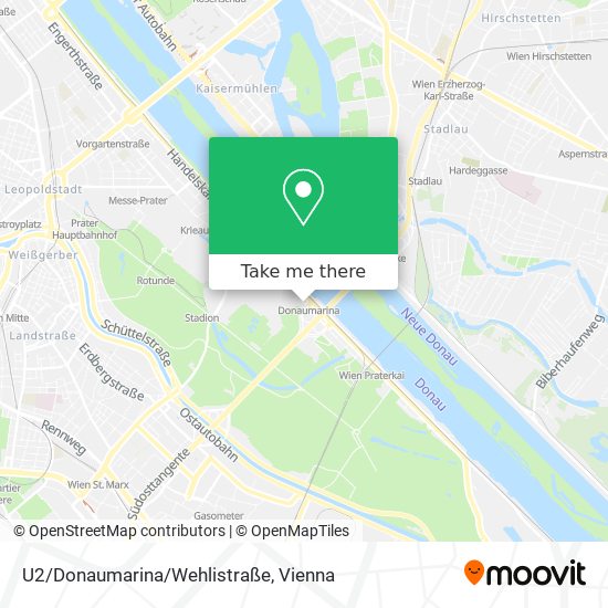 U2/Donaumarina/Wehlistraße map