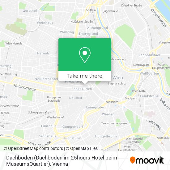 Dachboden (Dachboden im 25hours Hotel beim MuseumsQuartier) map