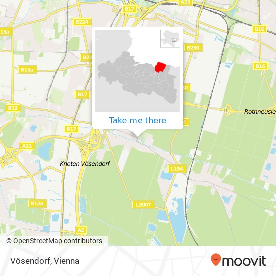 Vösendorf map