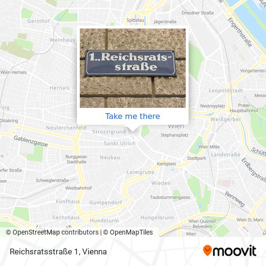 Reichsratsstraße 1 map