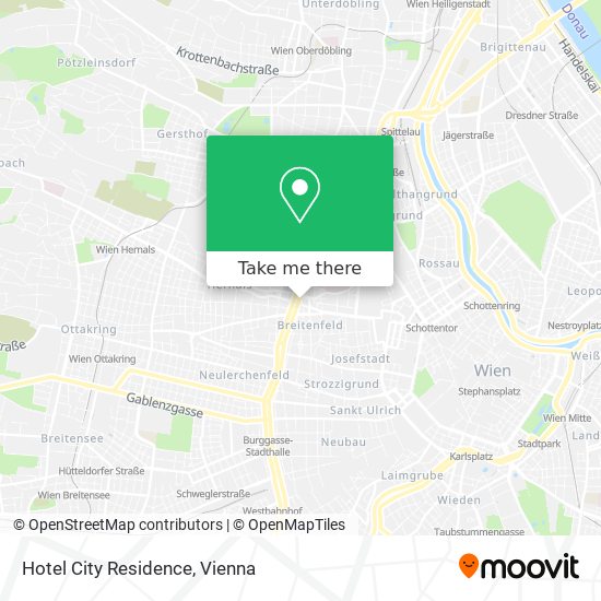 Hotel City Residence map