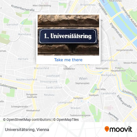 Universitätsring map