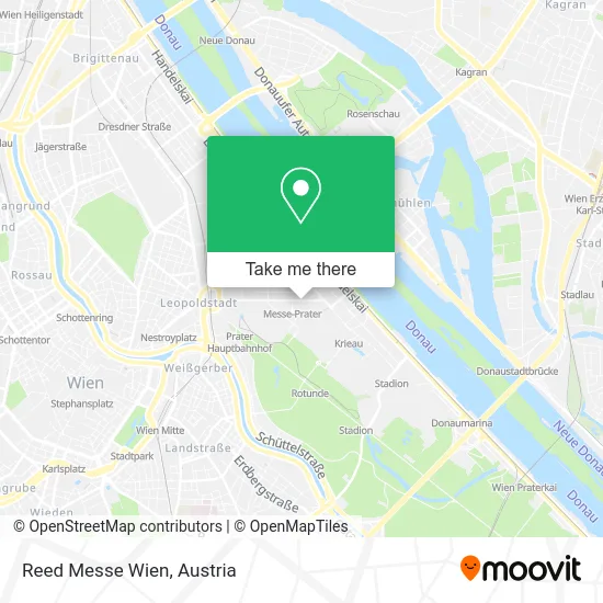 Reed Messe Wien map