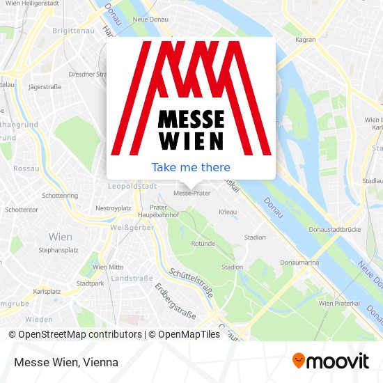 Messe Wien map