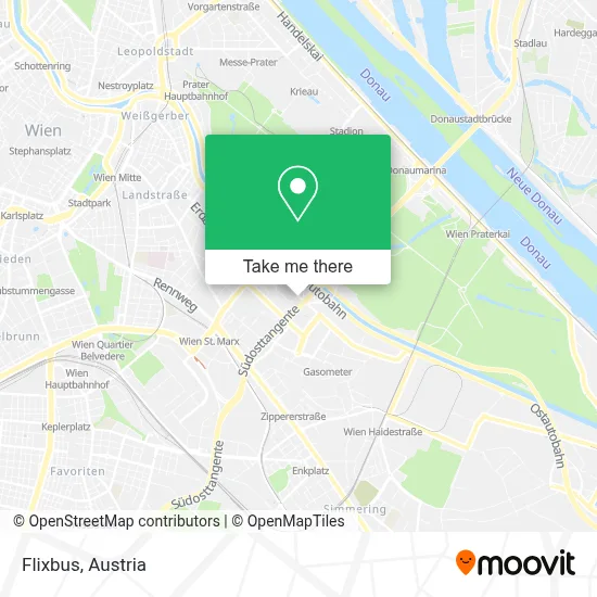 Flixbus map