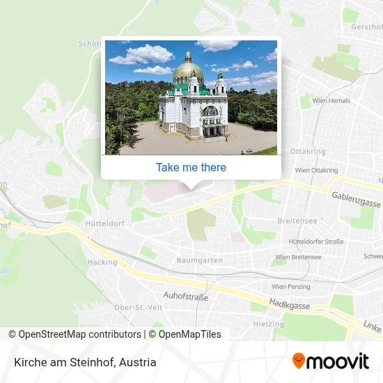 Kirche am Steinhof map
