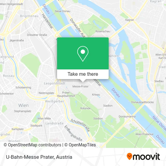 U-Bahn-Messe Prater map