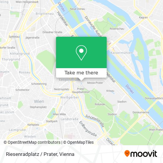 Riesenradplatz / Prater map