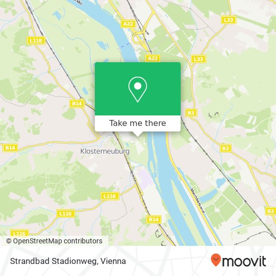 Strandbad Stadionweg map