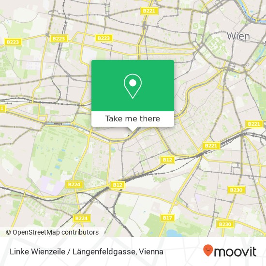 Linke Wienzeile / Längenfeldgasse map
