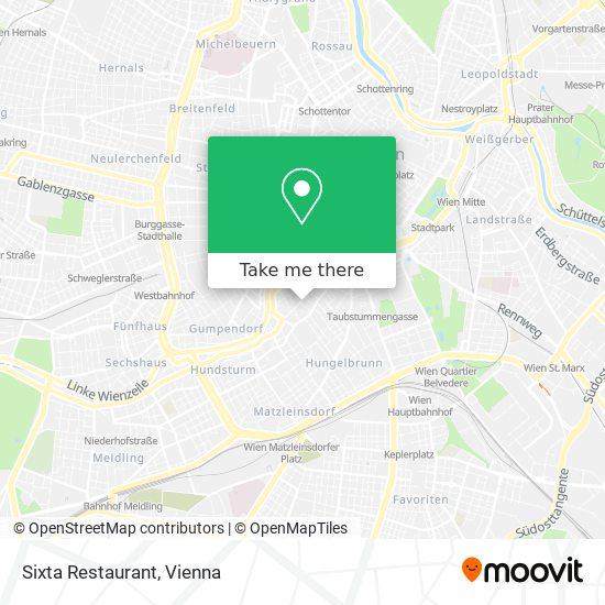 Sixta Restaurant map