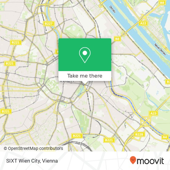 SIXT Wien City map