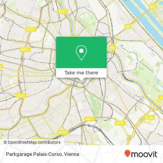 Parkgarage Palais-Corso map