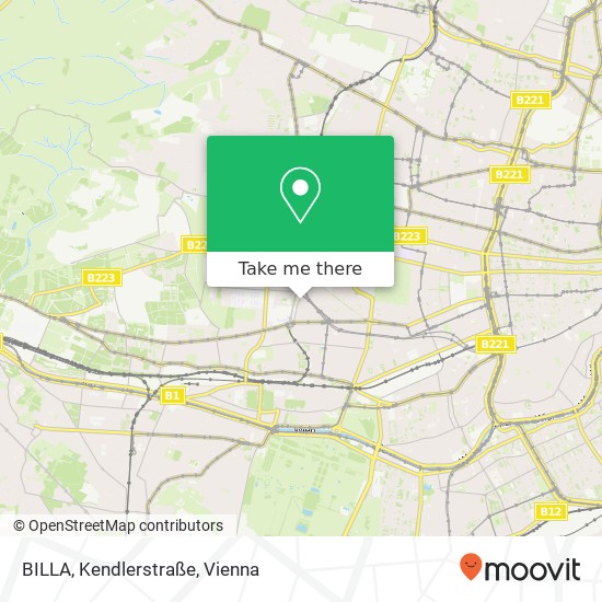 BILLA, Kendlerstraße map