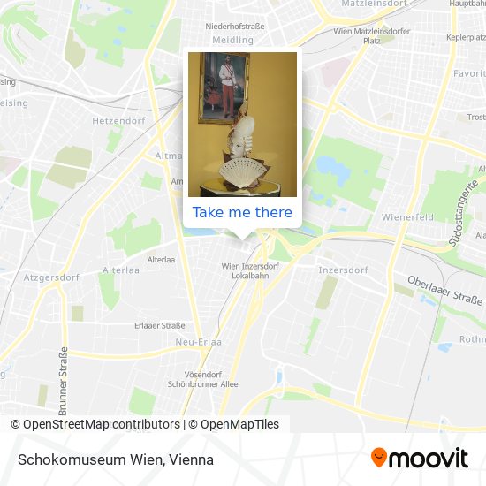 Schokomuseum Wien map