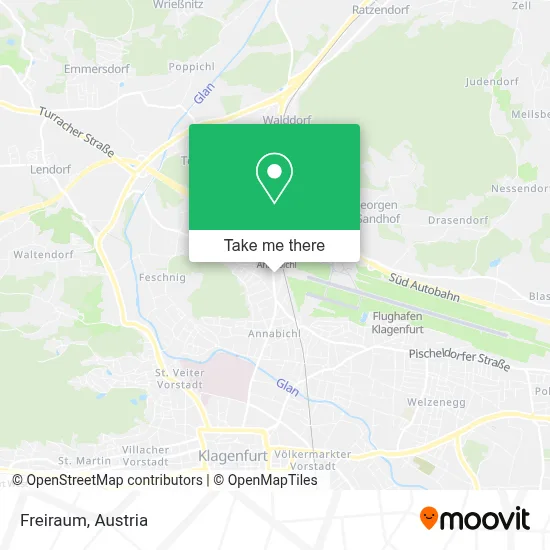 Freiraum map