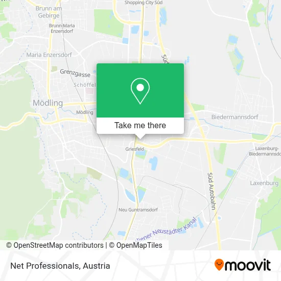 Net Professionals map
