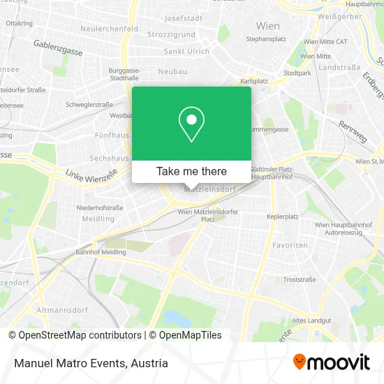 Manuel Matro Events map