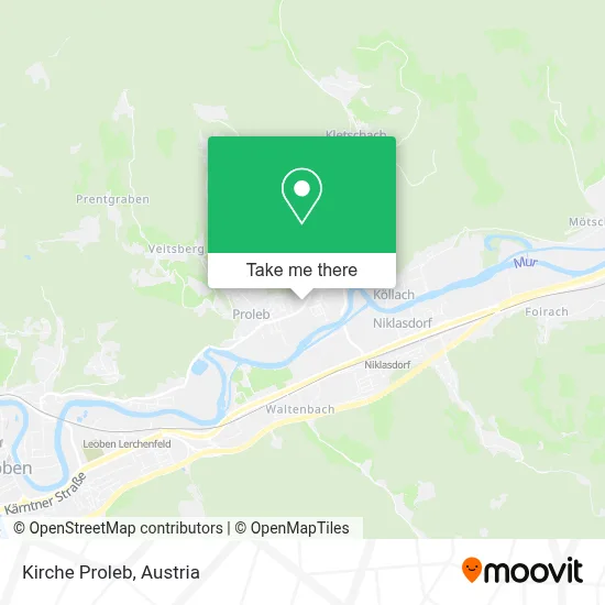 Kirche Proleb map