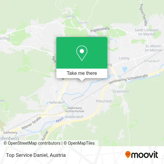 Top Service Daniel map