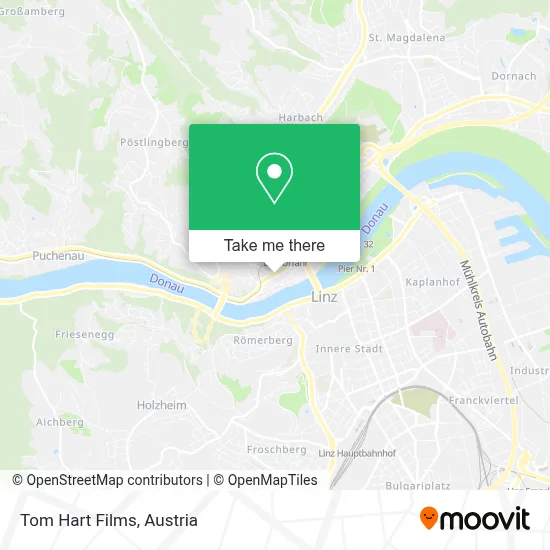 Tom Hart Films map