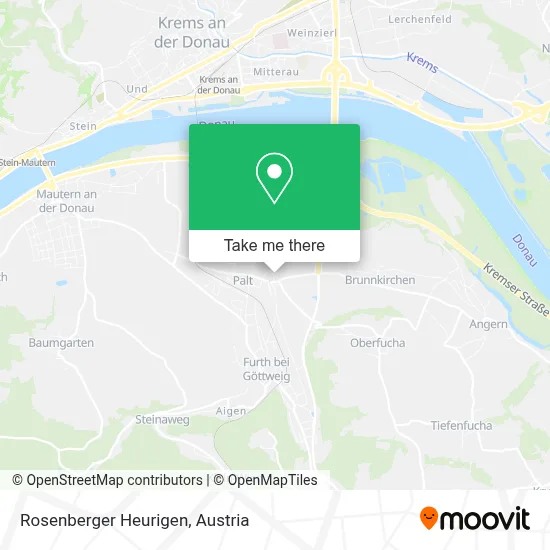 Rosenberger Heurigen map