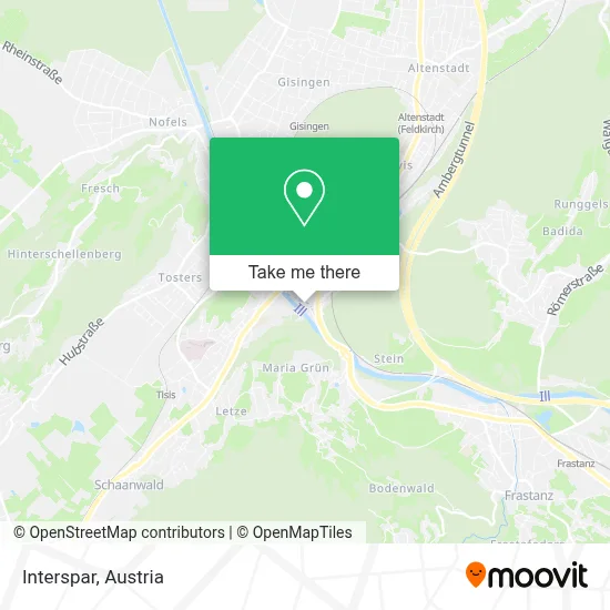 Interspar map