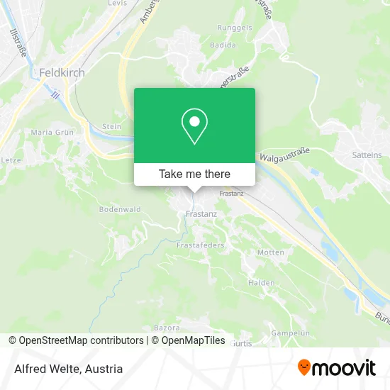 Alfred Welte map